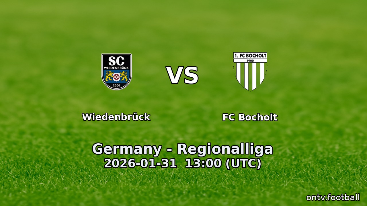 Wiedenbrück vs FC Bocholt