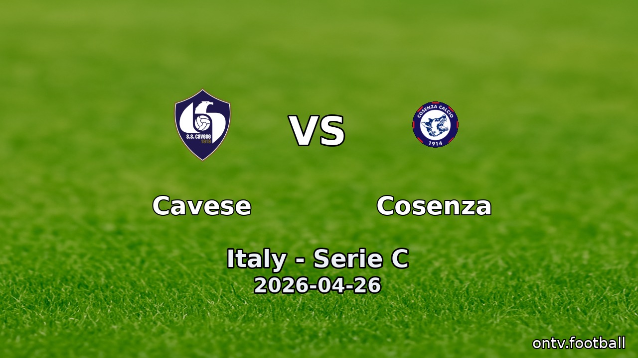 Cavese vs Cosenza