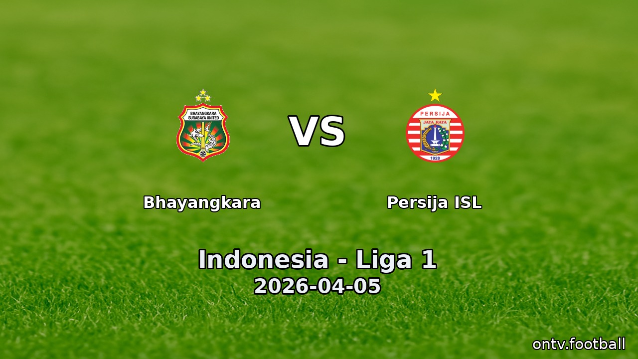 Bhayangkara vs Persija ISL