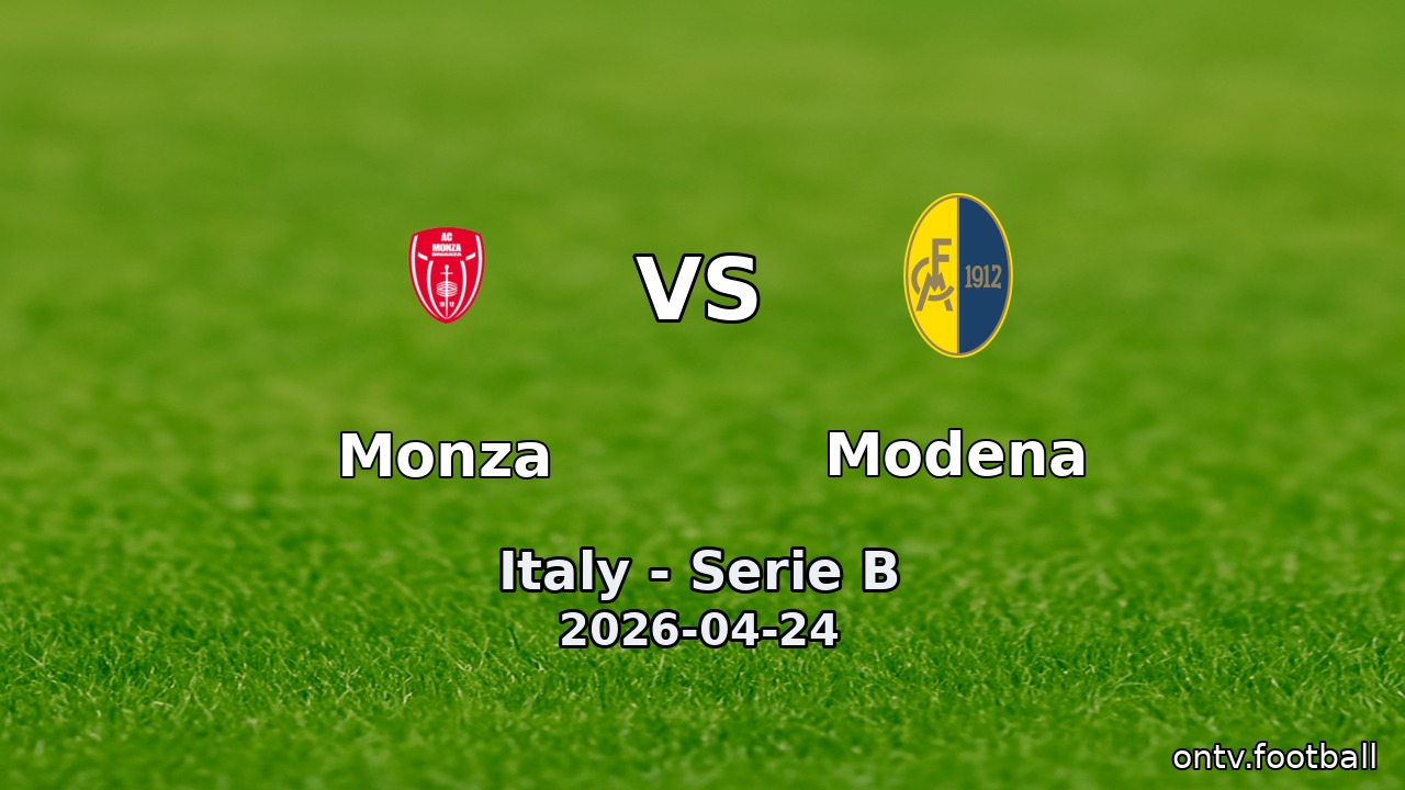 Monza vs Modena