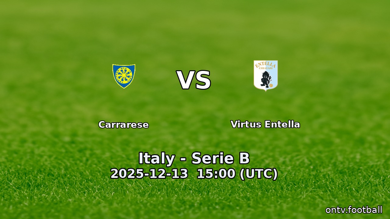Carrarese vs Virtus Entella