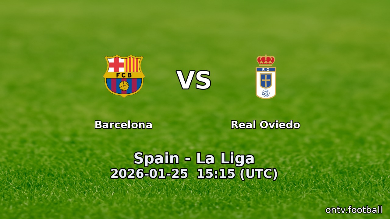 Barcelona vs Real Oviedo