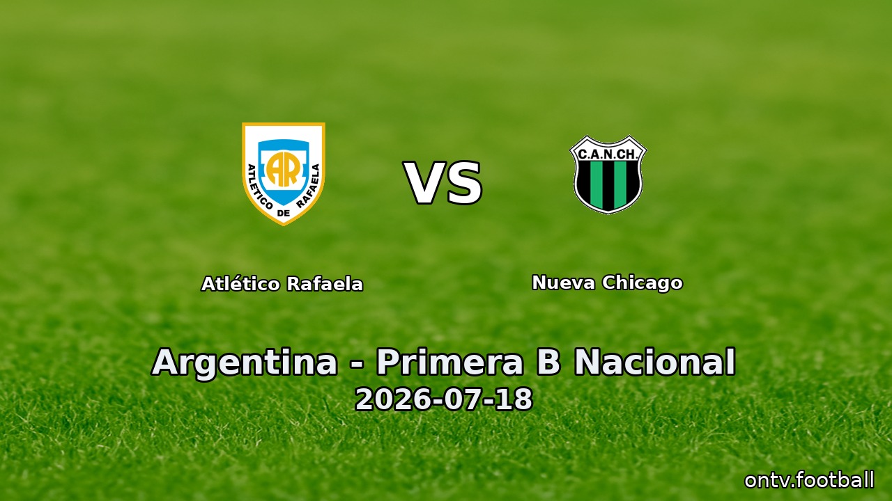 Atlético Rafaela vs Nueva Chicago