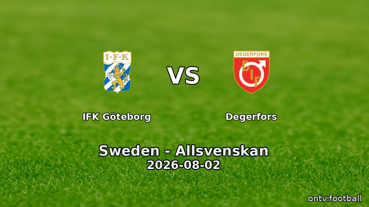 IFK Göteborg vs Degerfors