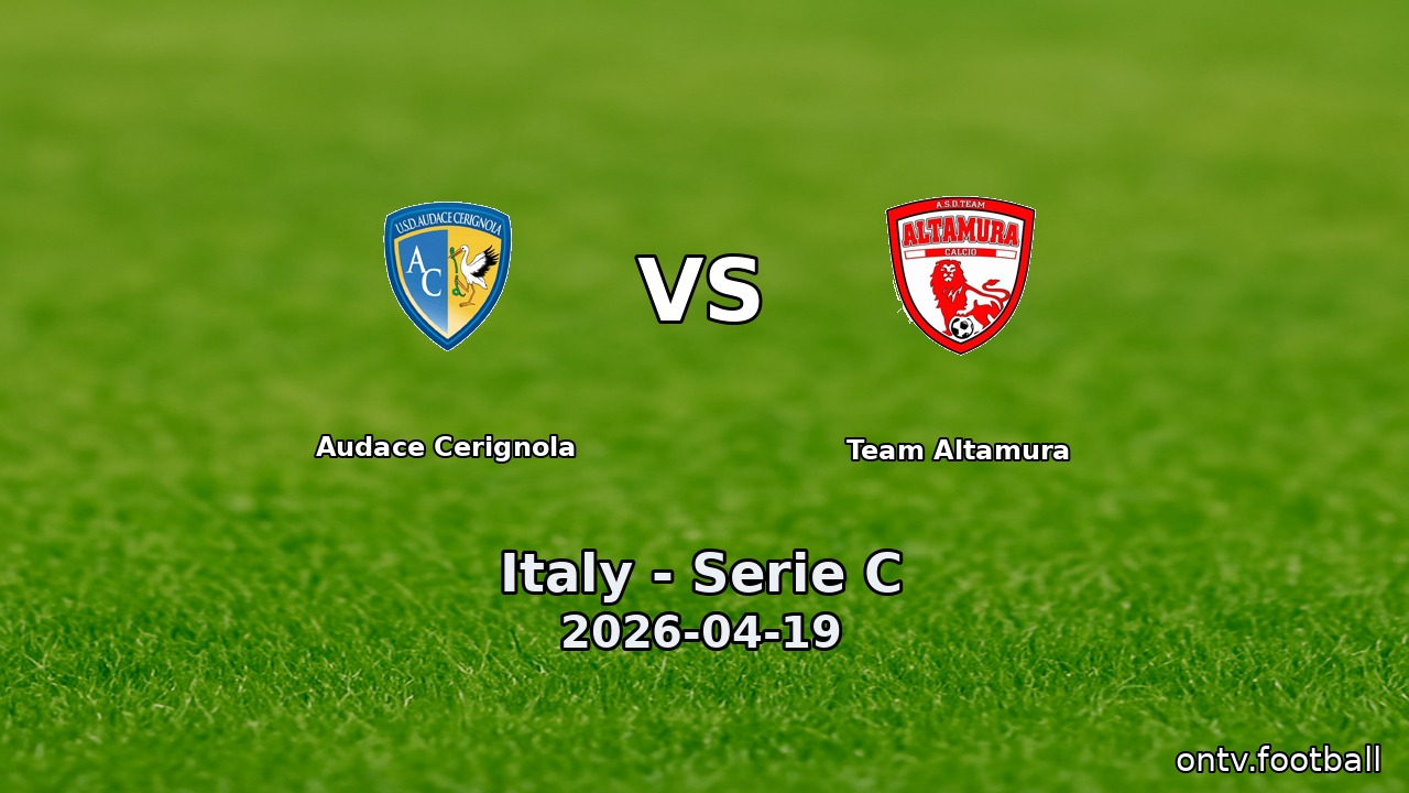 Audace Cerignola vs Team Altamura