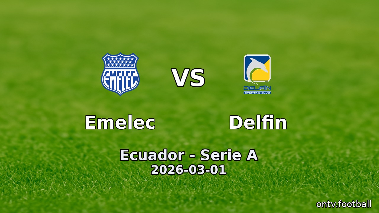 Emelec vs Delfin