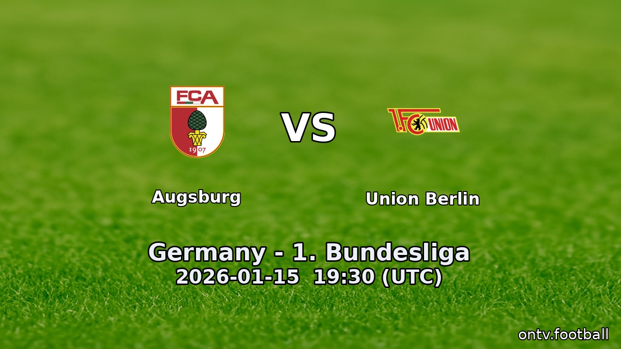 Augsburg vs Union Berlin