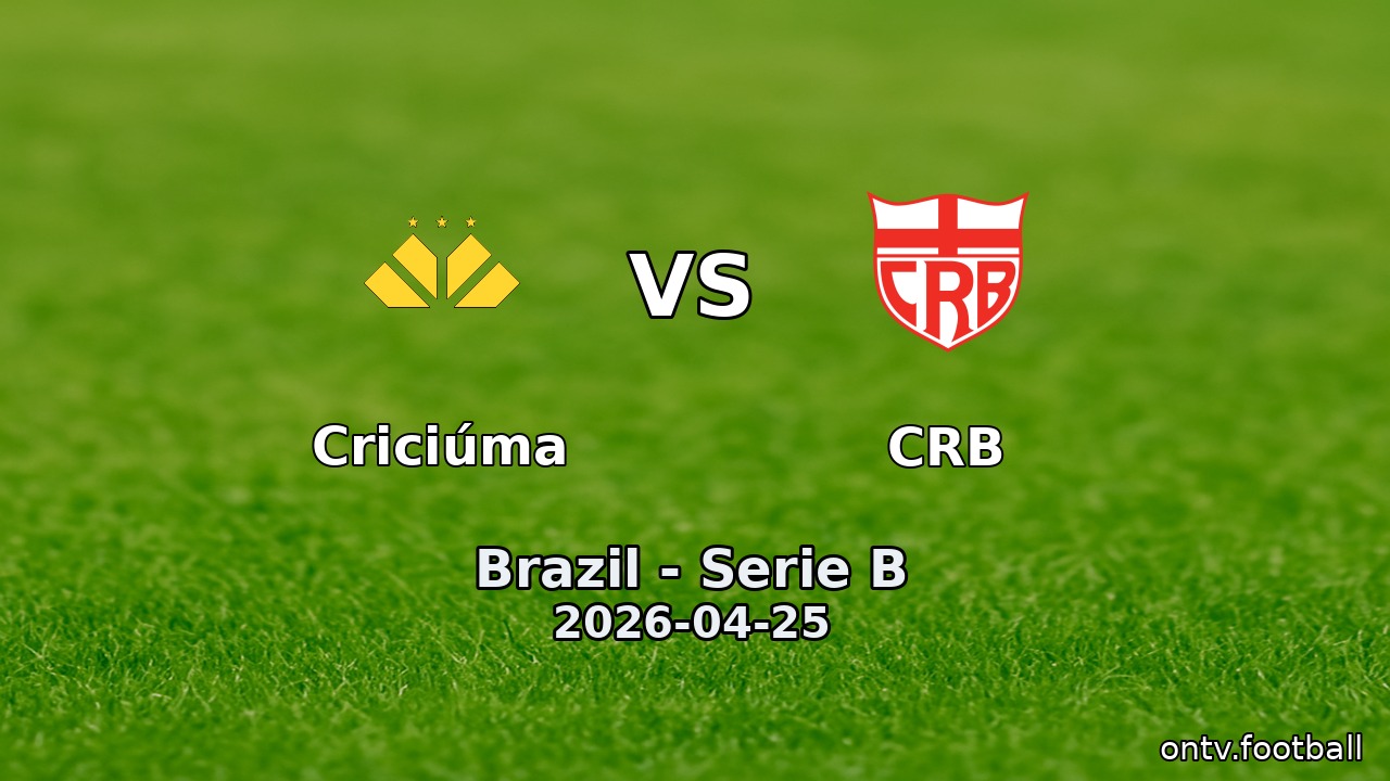 Criciúma vs CRB
