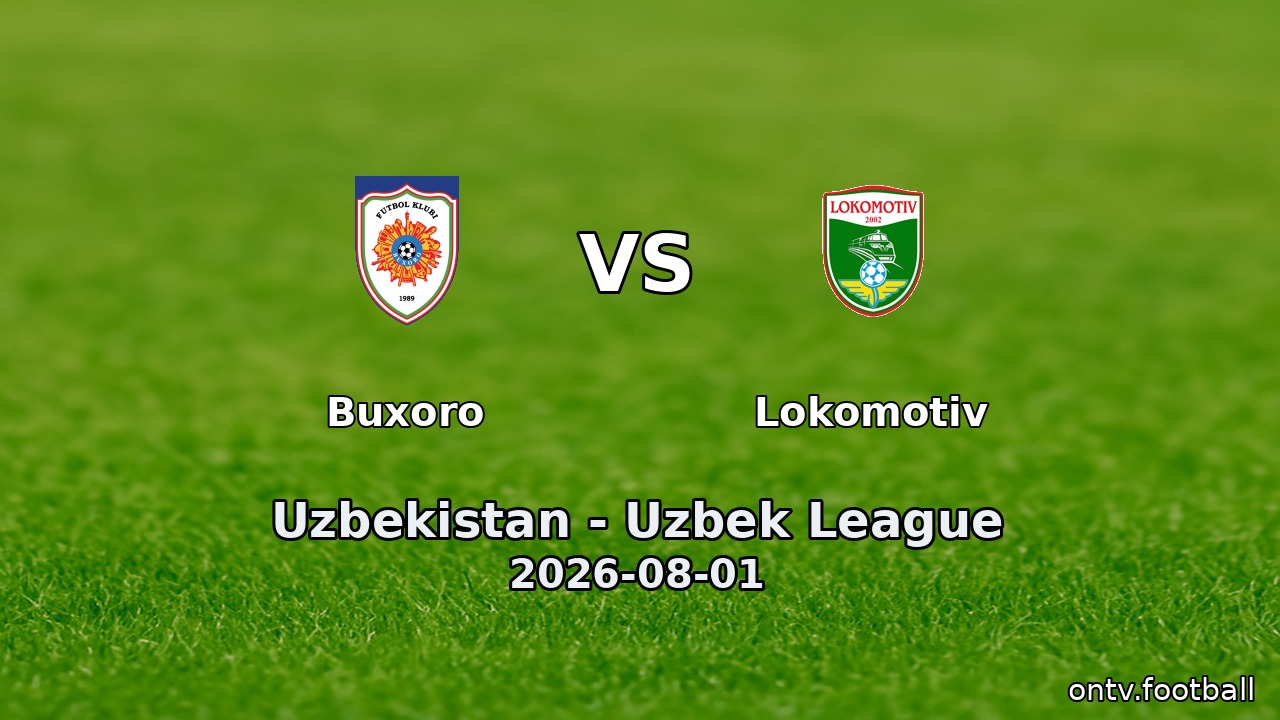 Buxoro vs Lokomotiv