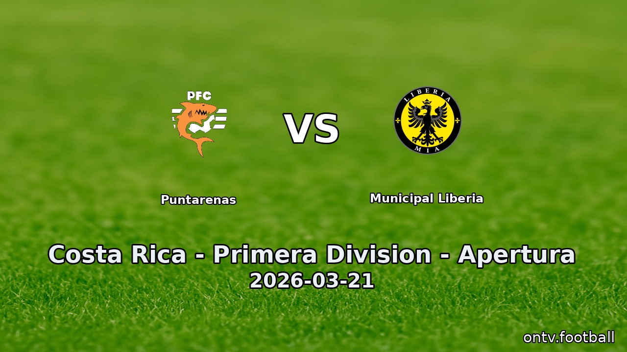 Puntarenas vs Municipal Liberia
