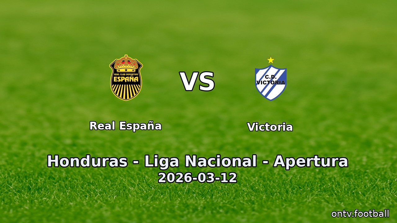 Real España vs Victoria