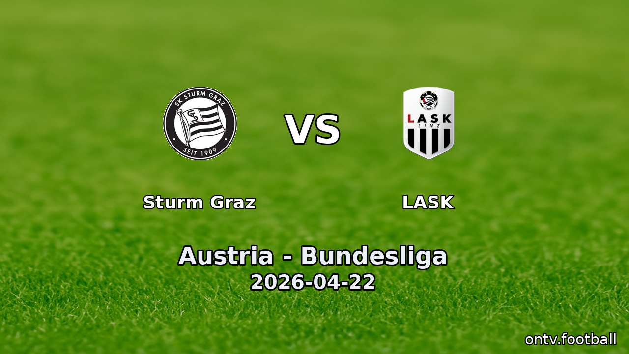 Sturm Graz vs LASK