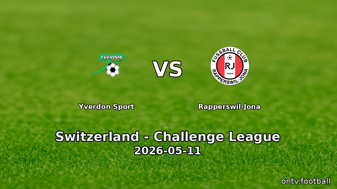 Yverdon Sport vs Rapperswil-Jona