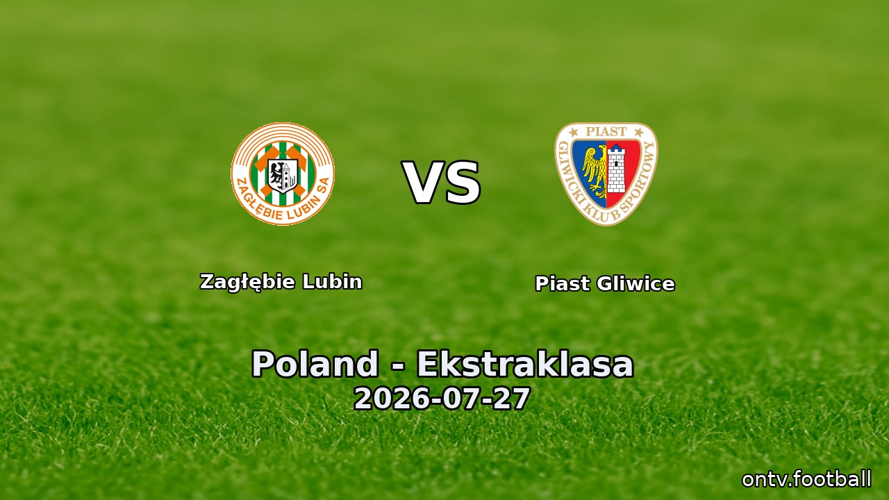 Zagłębie Lubin vs Piast Gliwice