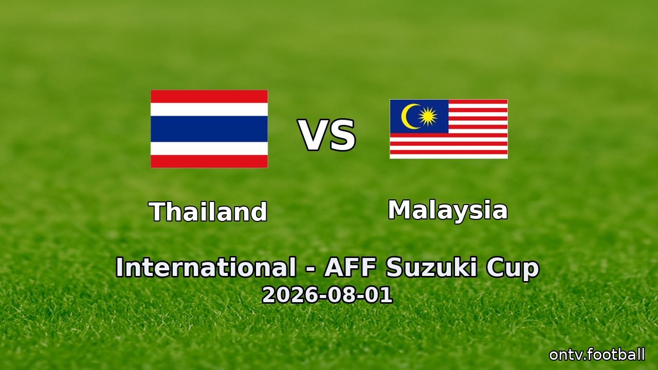 Thailand vs Malaysia