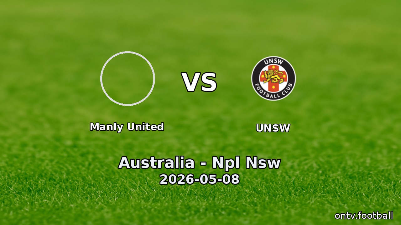 Manly United vs UNSW