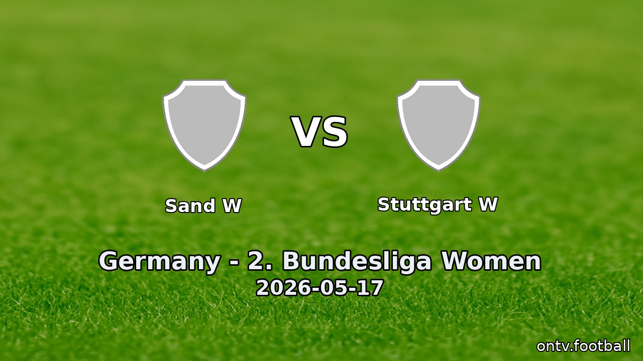 Sand W vs Stuttgart W