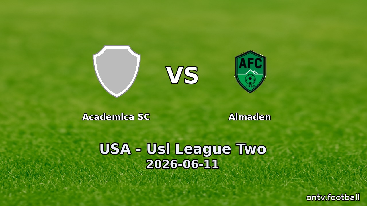 Academica SC vs Almaden