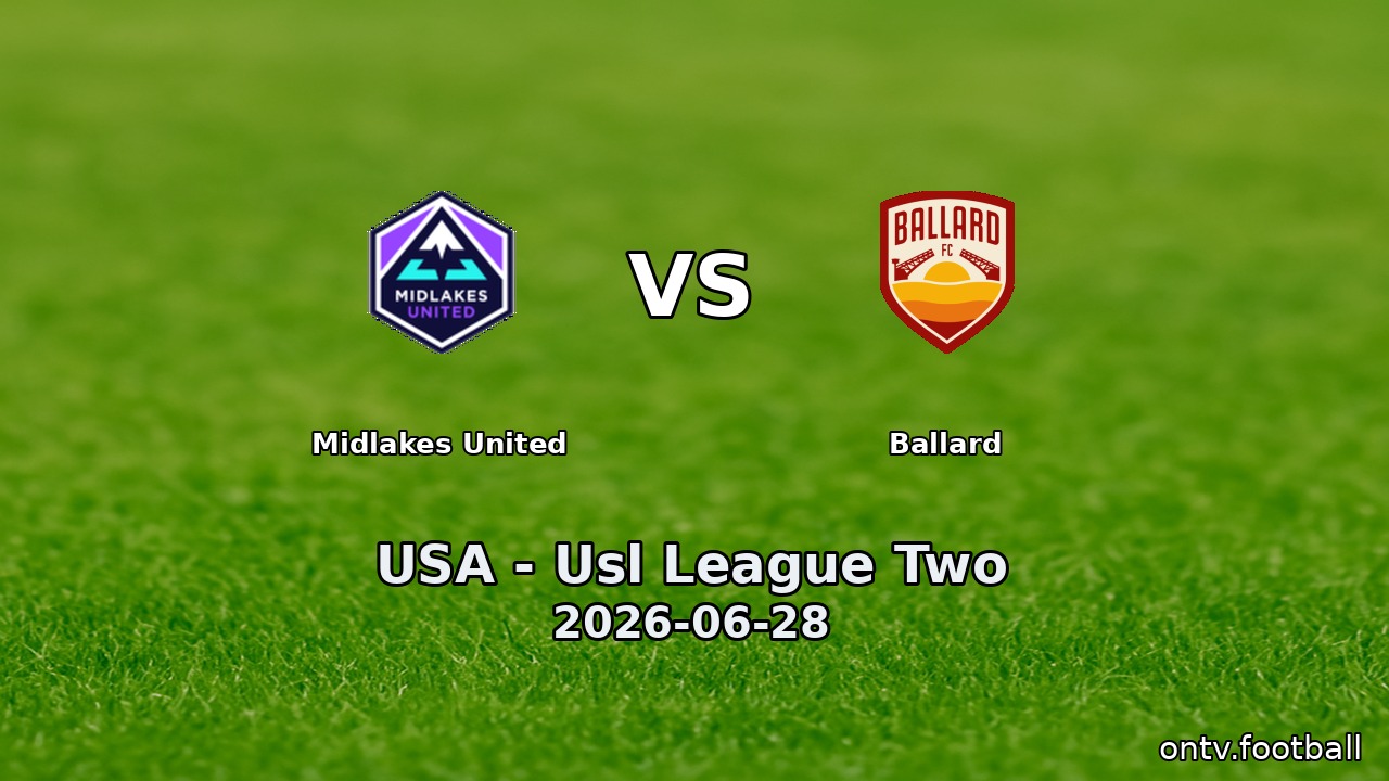 Midlakes United vs Ballard