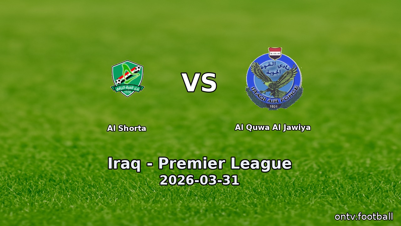 Al Shorta vs Al Quwa Al Jawiya