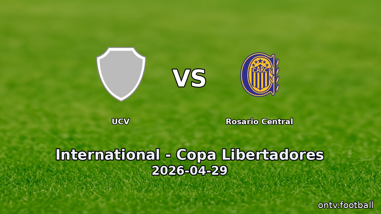 UCV vs Rosario Central