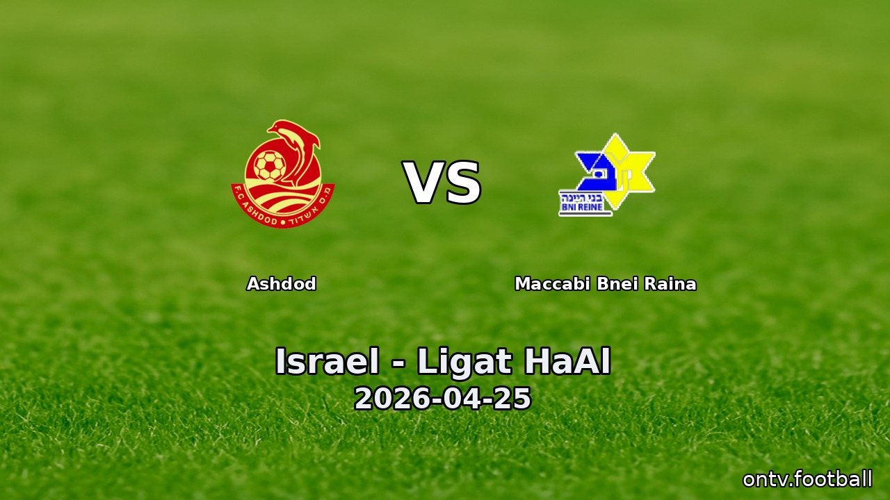 Ashdod vs Maccabi Bnei Raina