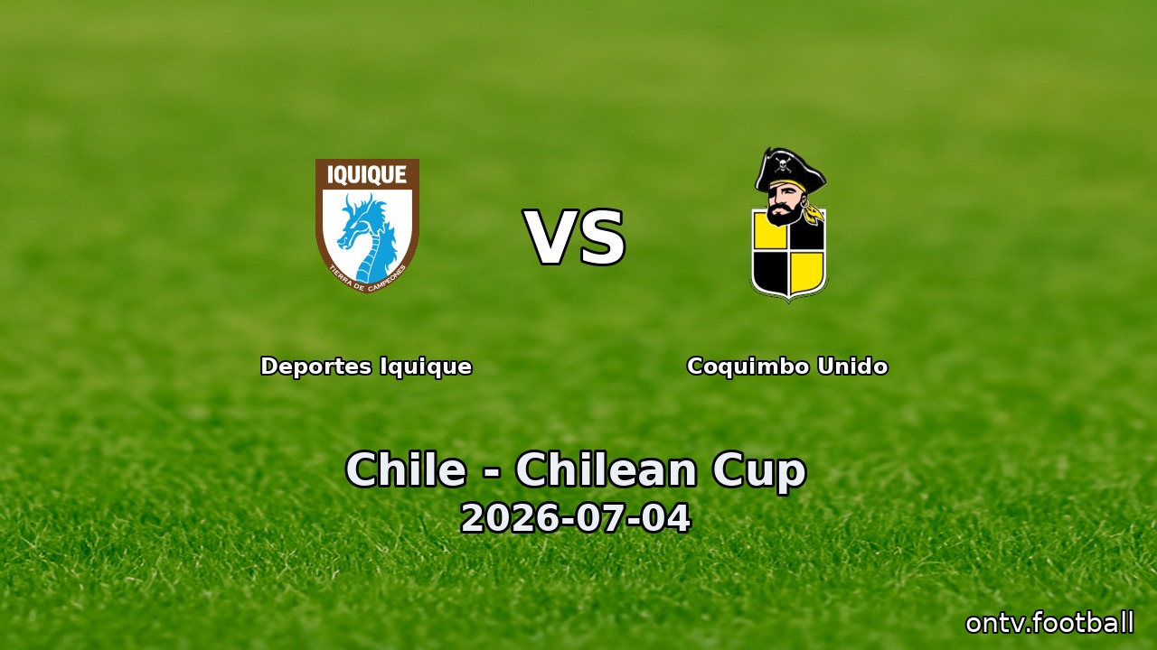 Deportes Iquique vs Coquimbo Unido