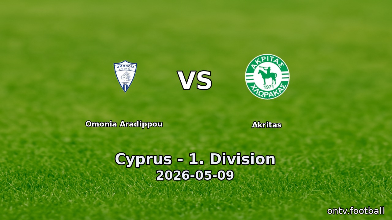 Omonia Aradippou vs Akritas