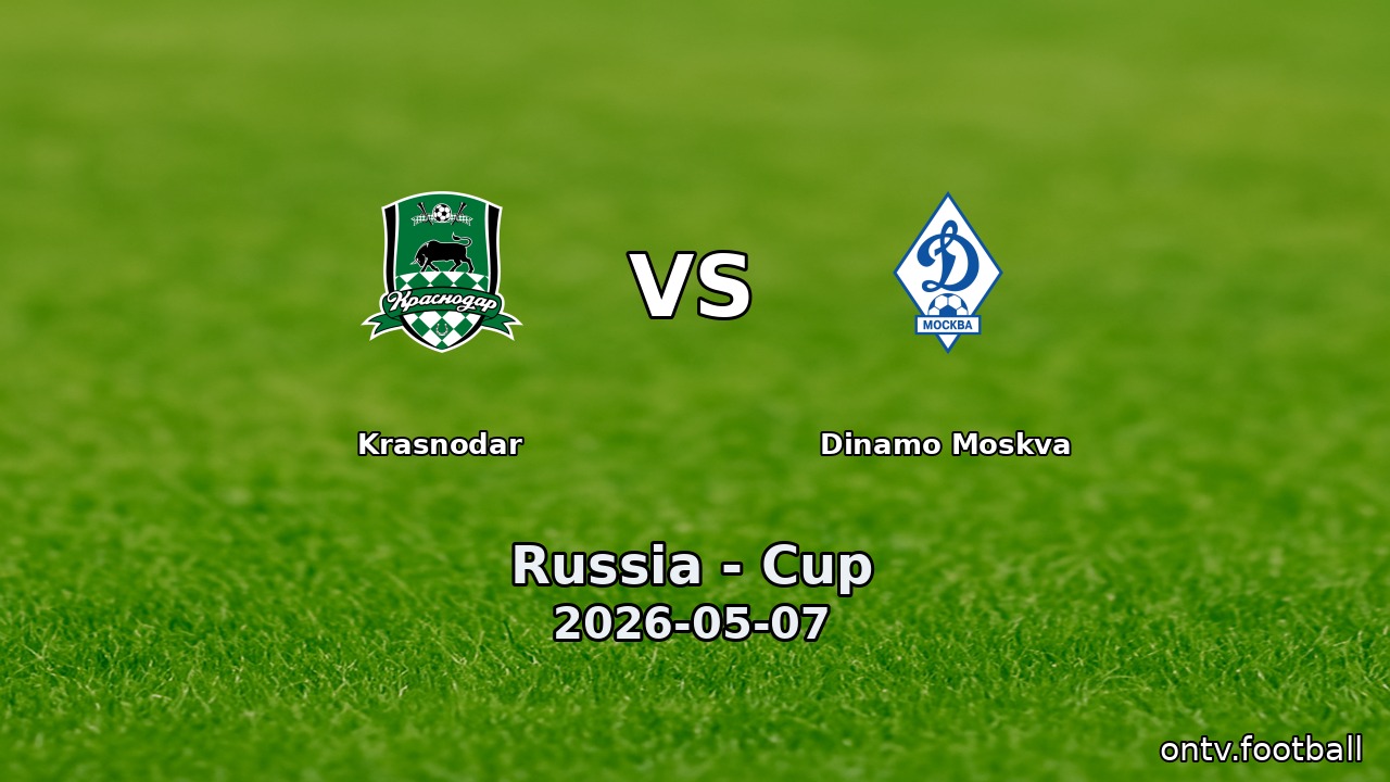 Krasnodar vs Dinamo Moskva