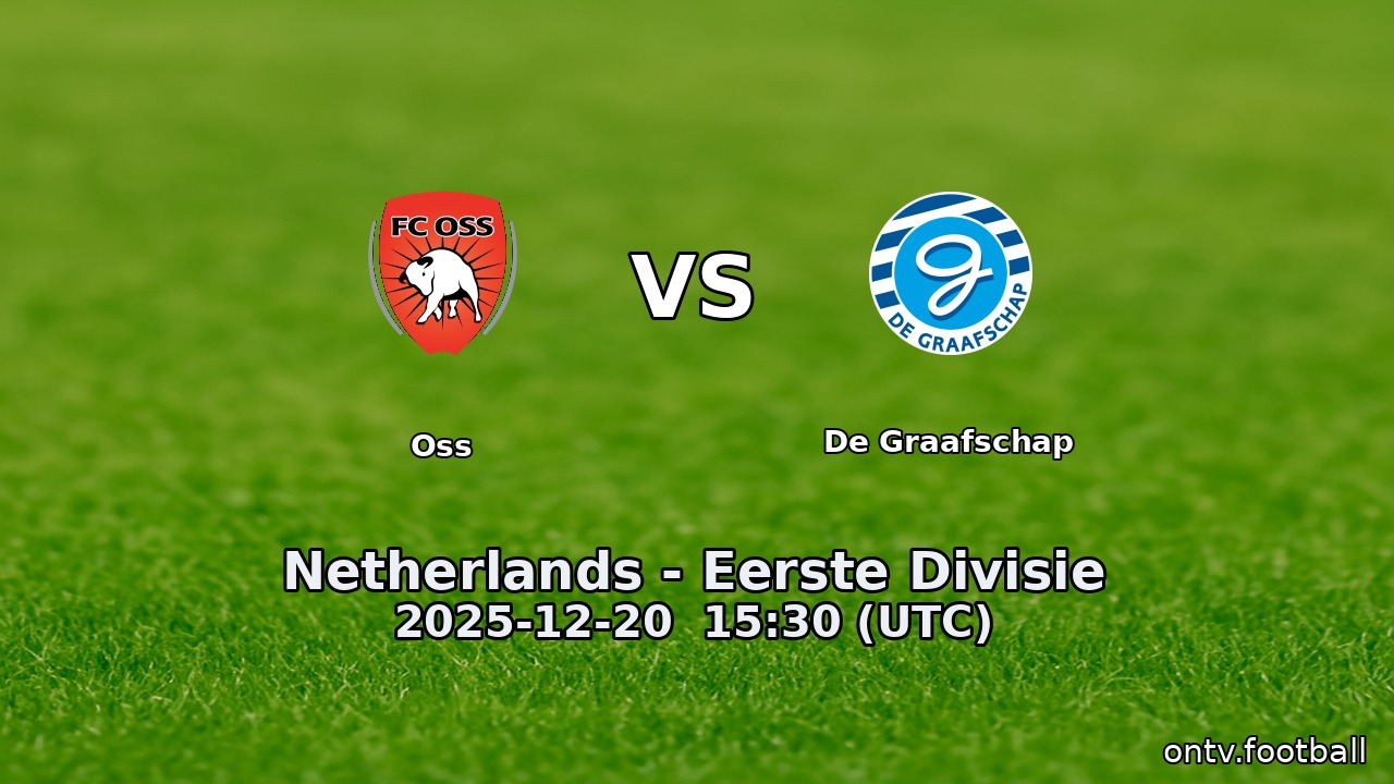 Oss vs De Graafschap