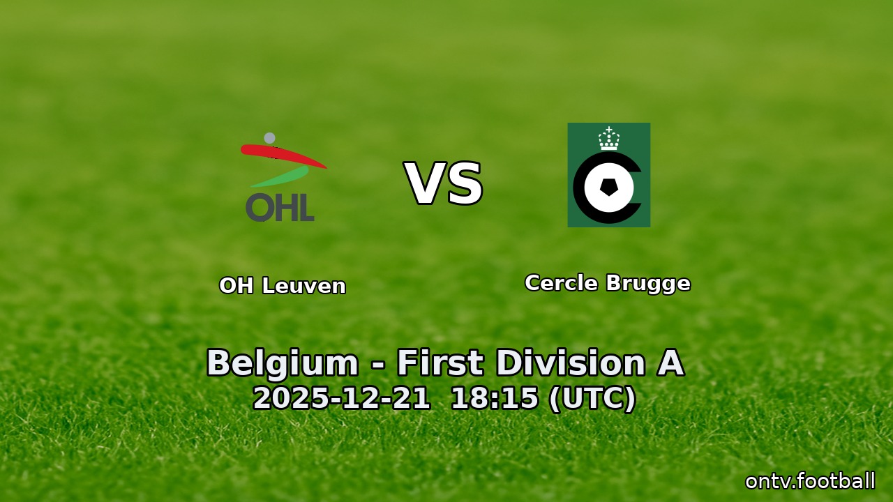 OH Leuven vs Cercle Brugge