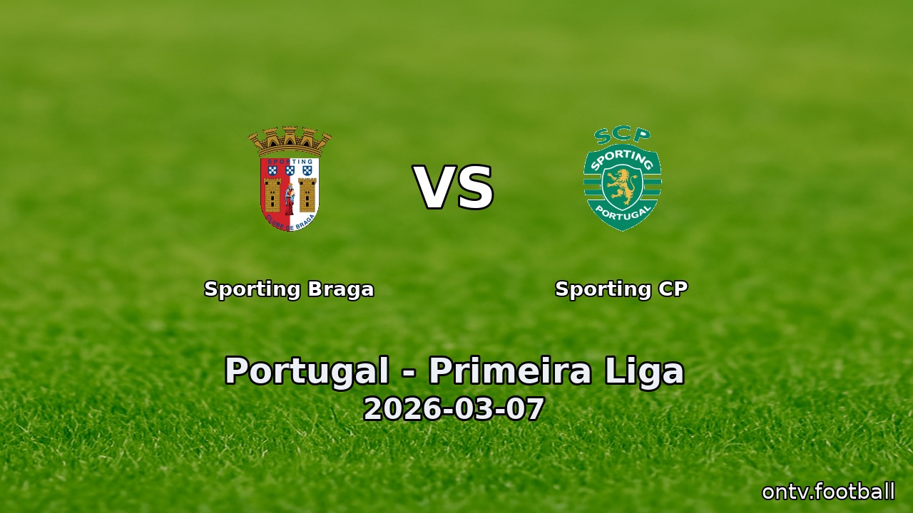 Sporting Braga vs Sporting CP