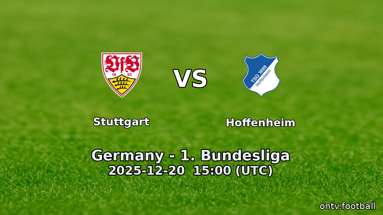 Stuttgart vs Hoffenheim
