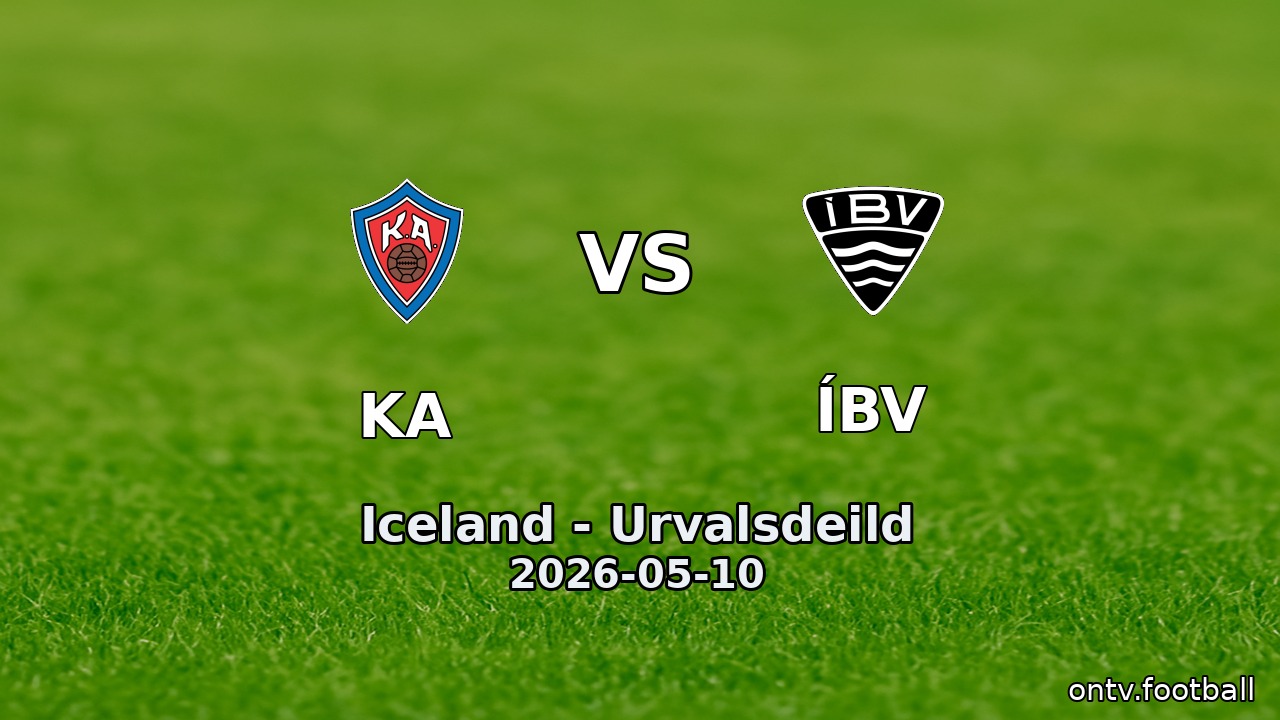 KA vs ÍBV