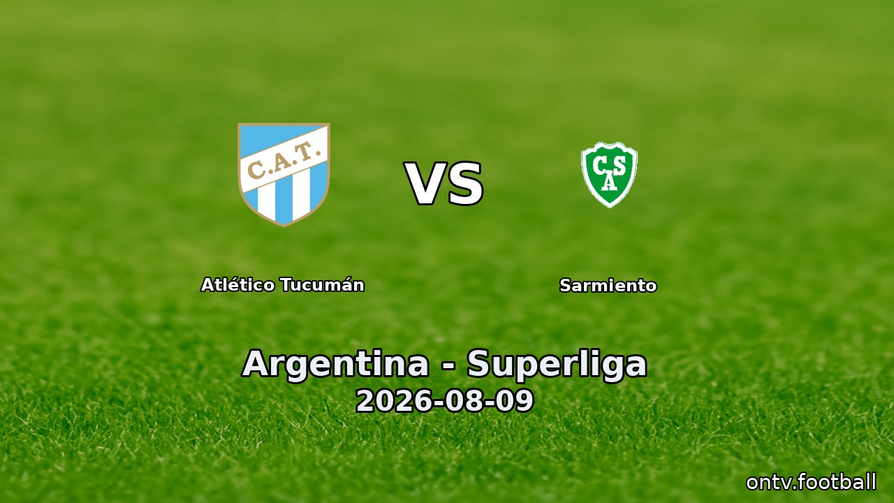 Atlético Tucumán vs Sarmiento