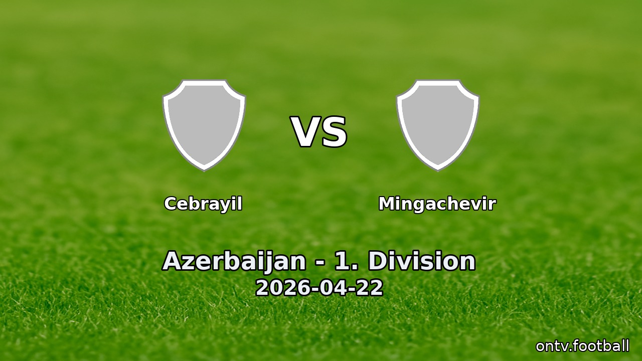 Cebrayil vs Mingachevir
