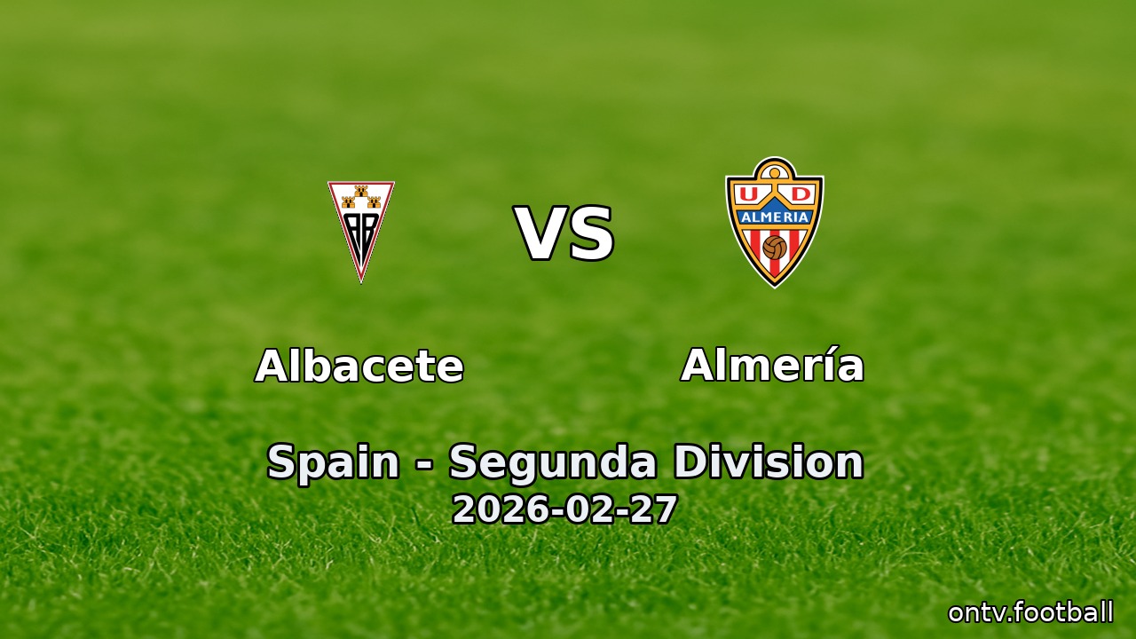 Albacete vs Almería