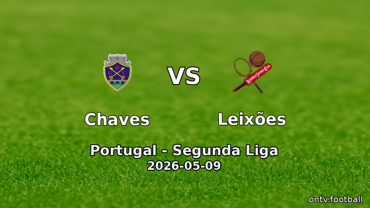 Chaves vs Leixões