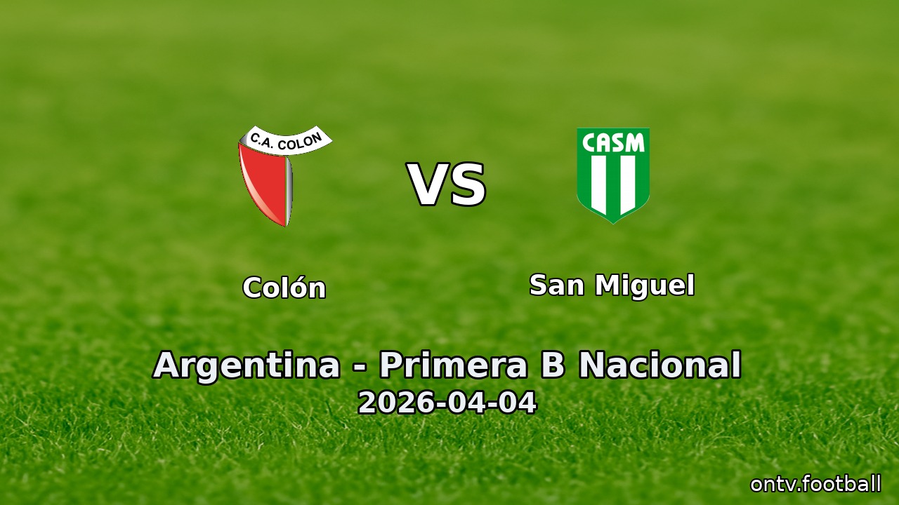 Colón vs San Miguel