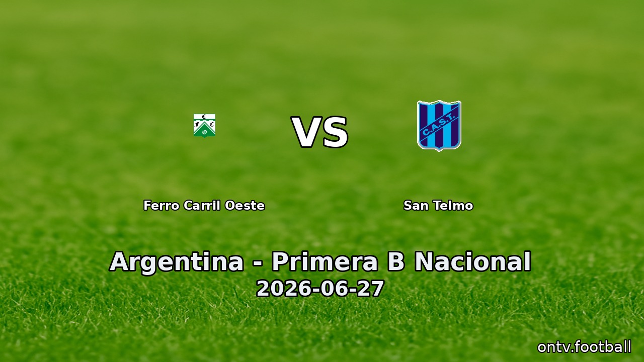 Ferro Carril Oeste vs San Telmo
