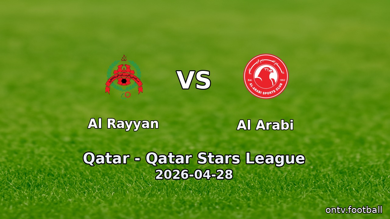 Al Rayyan vs Al Arabi