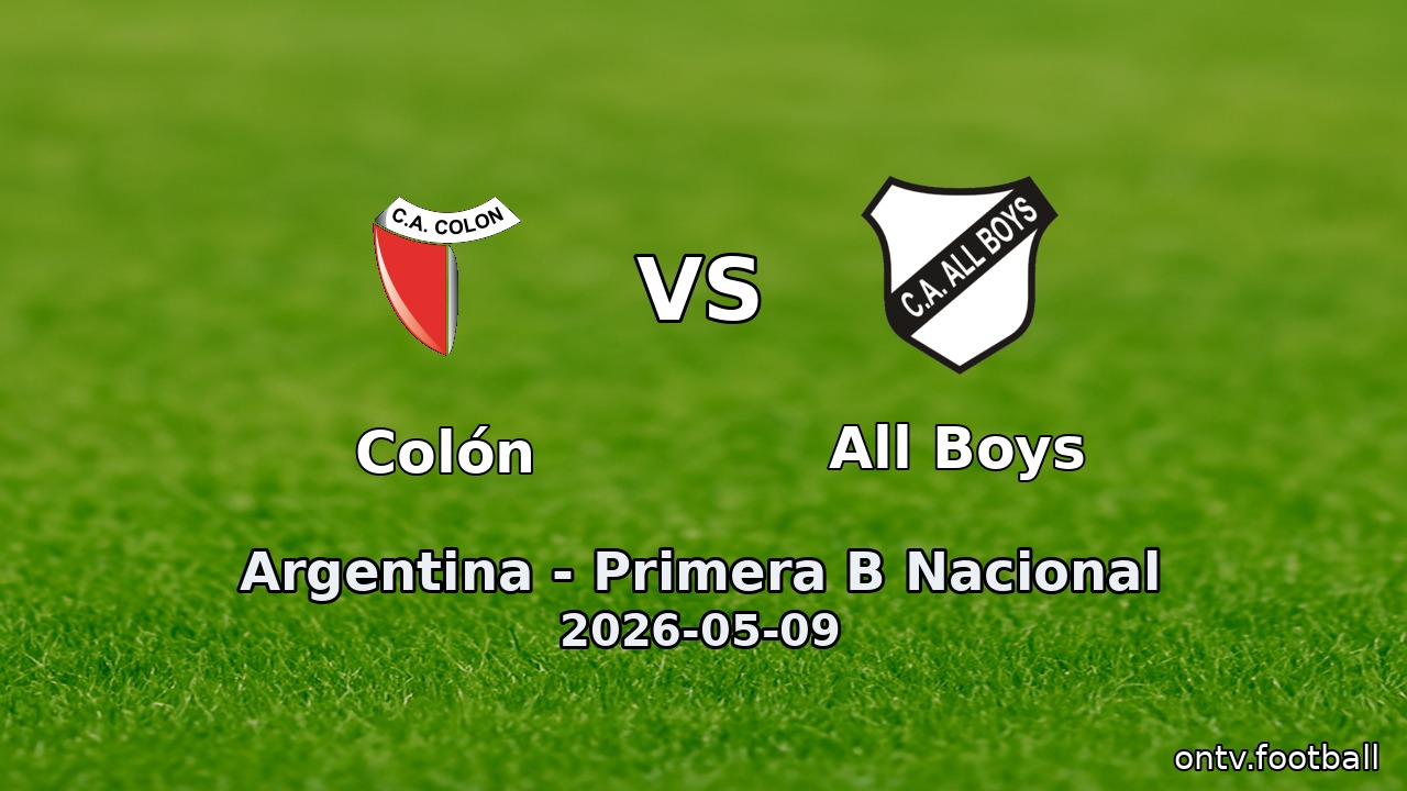 Colón vs All Boys
