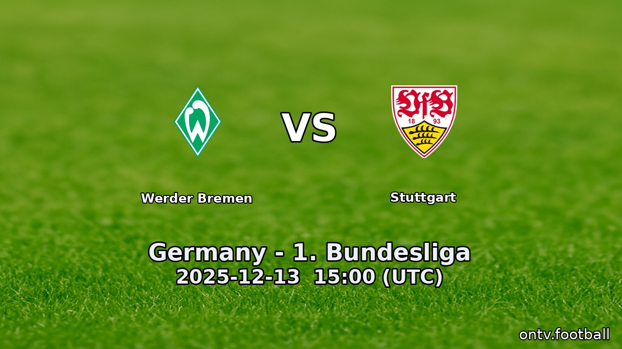Werder Bremen vs Stuttgart