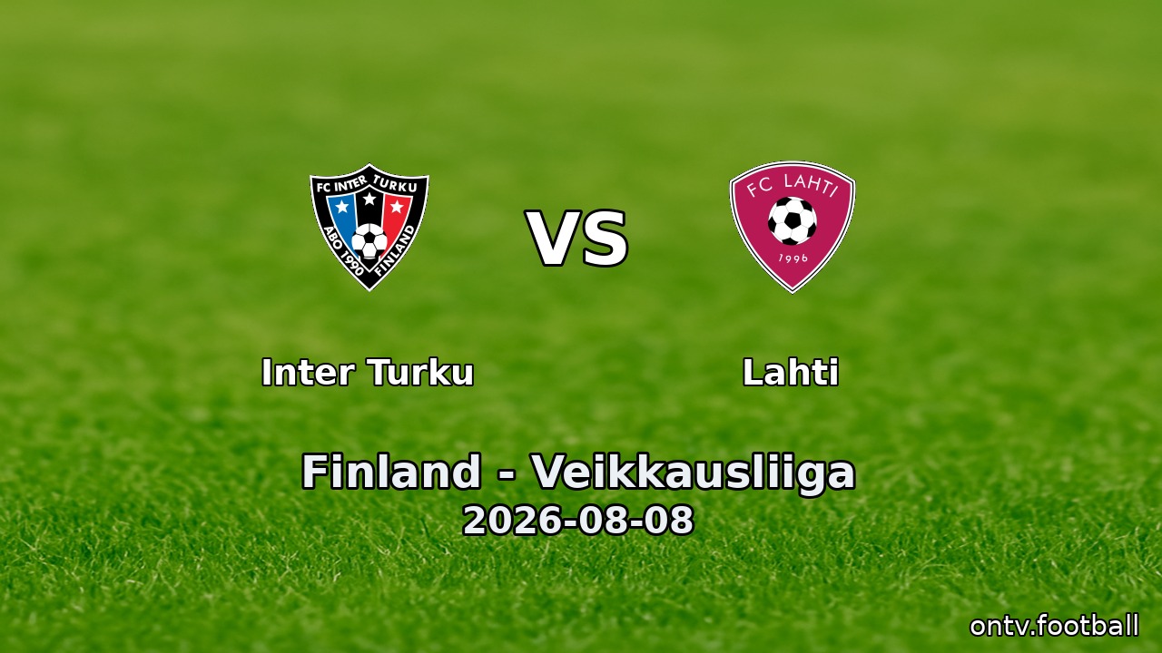 Inter Turku vs Lahti