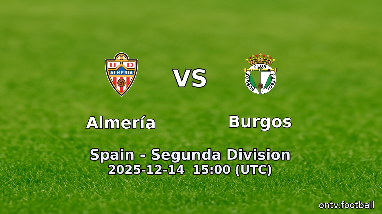 Almería vs Burgos