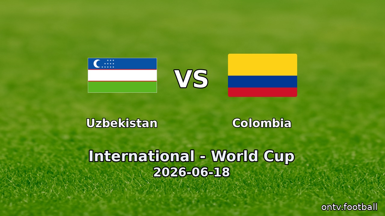 Uzbekistan vs Colombia