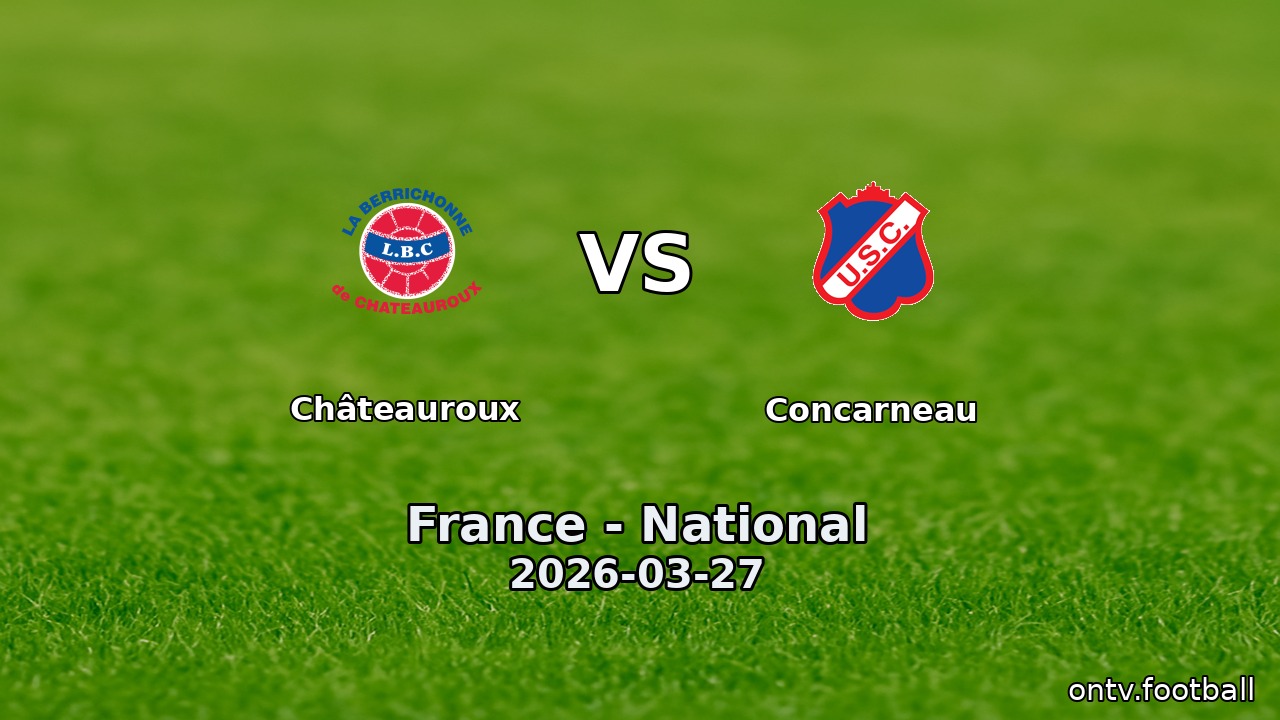 Châteauroux vs Concarneau