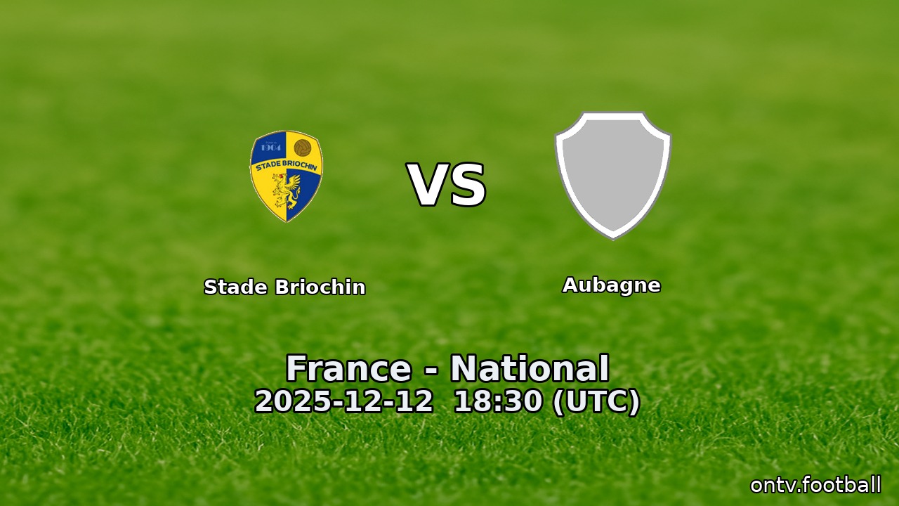 Stade Briochin vs Aubagne