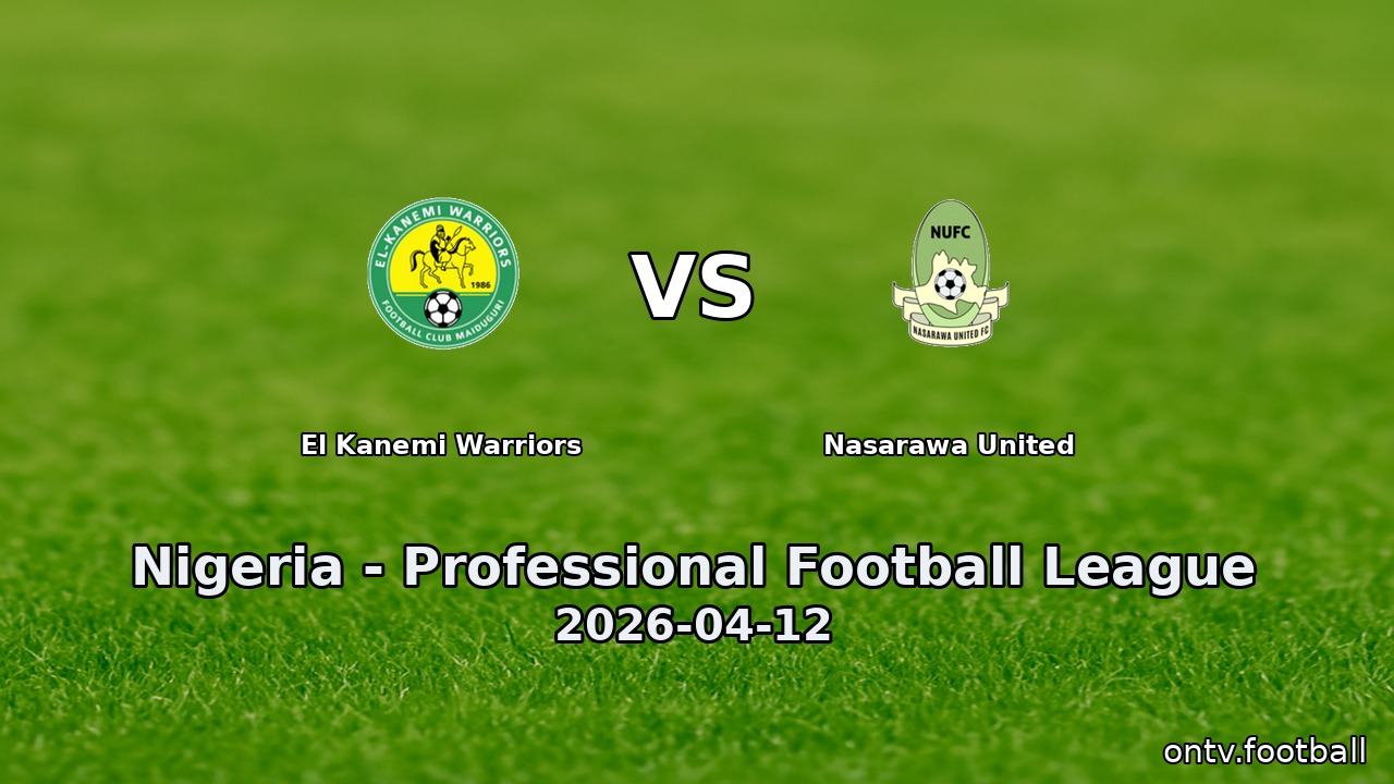 El Kanemi Warriors vs Nasarawa United
