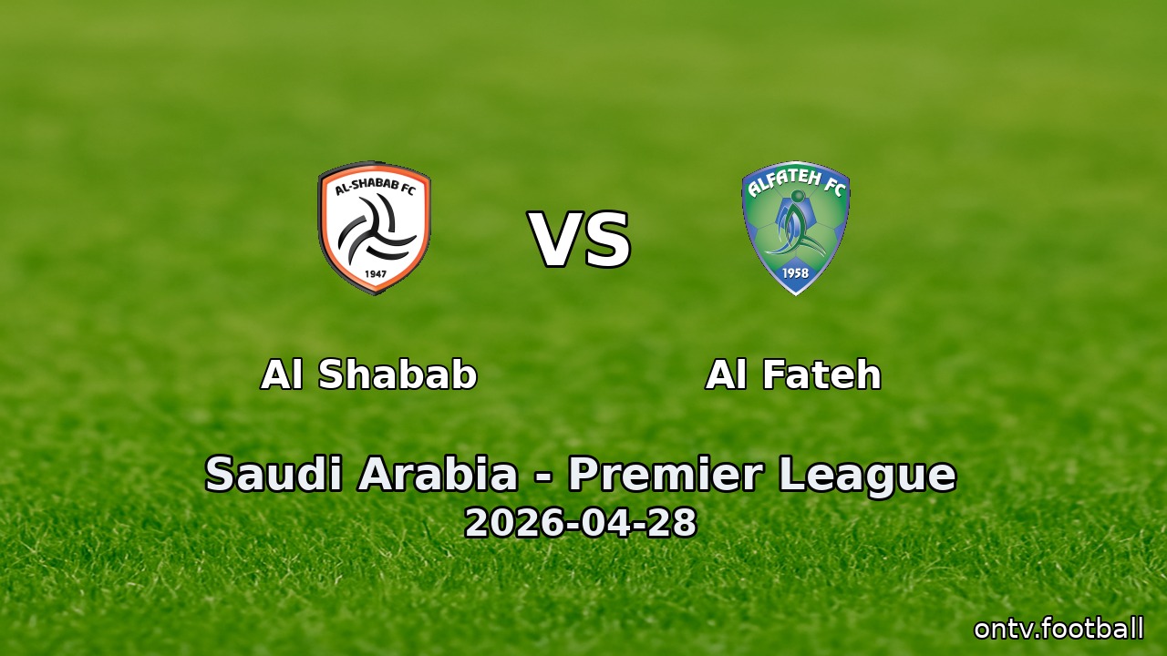 Al Shabab vs Al Fateh
